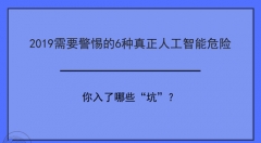 2019：需警惕的AI六大危險(xiǎn)